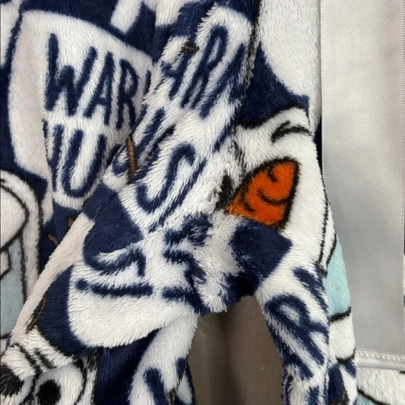 Disney FROZEN Olaf Women’s Plush Cozy Fleece Pajama Pant Small 4-6 - Picture 3 of 6